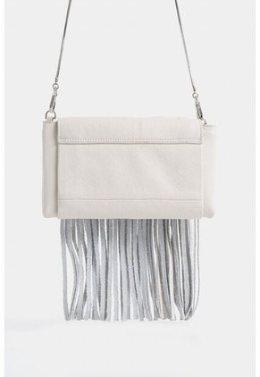 Manos Libres Iris De Cuero Para Mujer Flecos Manos Libres Iris De Cuero Para Mujer Flecos Blanco Vélez