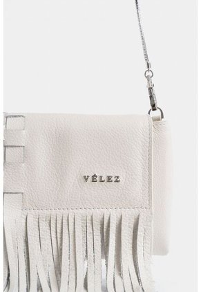 Manos Libres Iris De Cuero Para Mujer Flecos Manos Libres Iris De Cuero Para Mujer Flecos Blanco Vélez