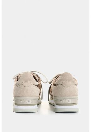 Tenis De Cuero Y Folia Para Mujer Sand Tenis De Cuero Y Folia Para Mujer Sand Plata 34 VÉLEZ