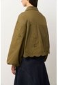 Chaqueta En Dril Para Mujer Runas Chaqueta En Dril Para Mujer Runas Verde Oliva XL VÉLEZ de Vélez