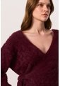 Sweater Tejido Para Mujer Liana Sweater Tejido Para Mujer Liana Vinotinto S VÉLEZ de Vélez
