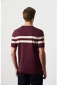 Camiseta Franjas 2 Tejida Para Hombre Manga Corta Camiseta Franjas 2 Tejida Para Hombre Manga Corta Vinotinto M VÉLEZ de Vélez