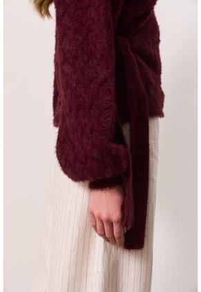 Sweater Tejido Para Mujer Liana Sweater Tejido Para Mujer Liana Vinotinto S VÉLEZ