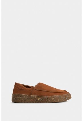 Mocasines Malta De Cuero Para Hombre Resorte Al Talón Mocasines Malta De Cuero Para Hombre Resorte Al Talón Miel 42 VÉLEZ