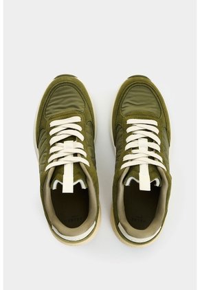 Tenis De Lona Y Cuero Gamuzado Para Hombre Stone 2 Tenis De Lona Y Cuero Gamuzado Para Hombre Stone 2 Verde 46 VÉLEZ