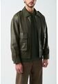 Chaqueta Bomber De Cuero Para Hombre Meridian Chaqueta Bomber De Cuero Para Hombre Meridian Verde Oliva XXXL VÉLEZ de Vélez