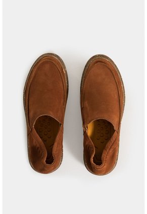 Mocasines Malta De Cuero Para Hombre Resorte Al Talón Mocasines Malta De Cuero Para Hombre Resorte Al Talón Miel 42 VÉLEZ