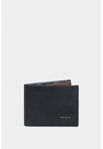Billetera Ontario 2 De Cuero Para Hombre Acabado Espazolado Billetera Ontario 2 De Cuero Para Hombre Acabado Espazolado Azul Oscuro VÉLEZ Vélez