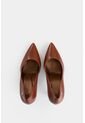Tacones Cerrados De Cuero Liso Tacones Cerrados De Cuero Liso Miel 40 VÉLEZ de Vélez