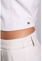 Top De Cuero Para Mujer Starlight Top De Cuero Para Mujer Starlight Blanco S VÉLEZ de Vélez