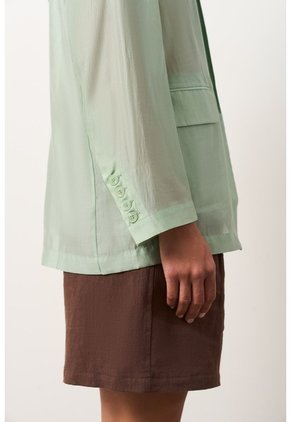 Blazer Regular Para Mujer Starlight Blazer Regular Para Mujer Starlight Verde M VÉLEZ