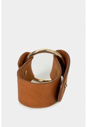 Manilla Páramo De Cuero Para Mujer Herraje En Forma De Aro