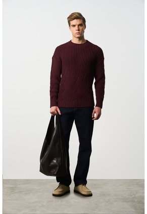 Sweater Oversized Para Hombre Cayena Sweater Oversized Para Hombre Cayena Vinotinto XXL VÉLEZ