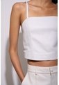 Top De Cuero Para Mujer Starlight Top De Cuero Para Mujer Starlight Blanco S VÉLEZ de Vélez
