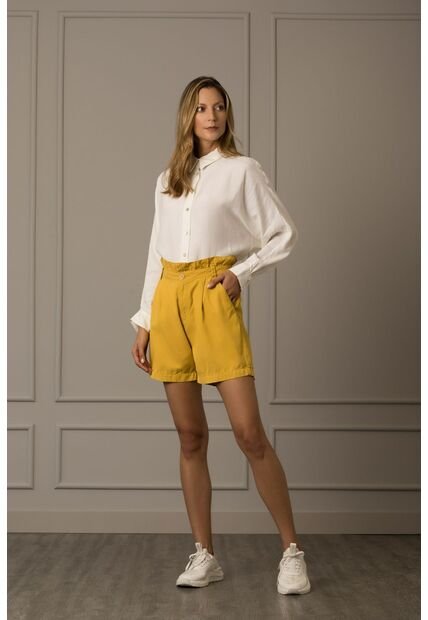 Short Budelia Para Mujer Paper Bag Short Budelia Para Mujer Paper Bag Amarillo 06 Vélez