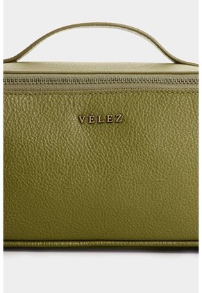 Cosmetiquera En Cuero Para Mujer Sierra Cosmetiquera En Cuero Para Mujer Sierra Verde Oliva VÉLEZ