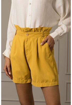 Short Budelia Para Mujer Paper Bag Short Budelia Para Mujer Paper Bag Amarillo 06 Vélez