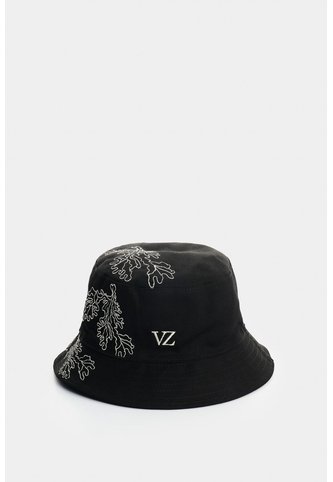 Bucket Hat En Dril Bordado Para Mujer Bruma Bucket Hat En Dril Bordado Para Mujer Bruma Negro M VÉLEZ Vélez
