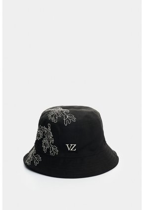 Bucket Hat En Dril Bordado Para Mujer Bruma Bucket Hat En Dril Bordado Para Mujer Bruma Negro M VÉLEZ
