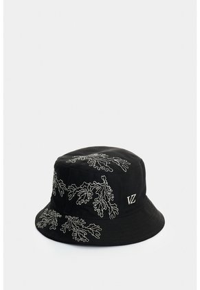 Bucket Hat En Dril Bordado Para Mujer Bruma Bucket Hat En Dril Bordado Para Mujer Bruma Negro M VÉLEZ