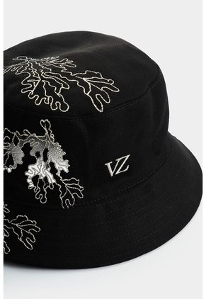 Bucket Hat En Dril Bordado Para Mujer Bruma Bucket Hat En Dril Bordado Para Mujer Bruma Negro M VÉLEZ