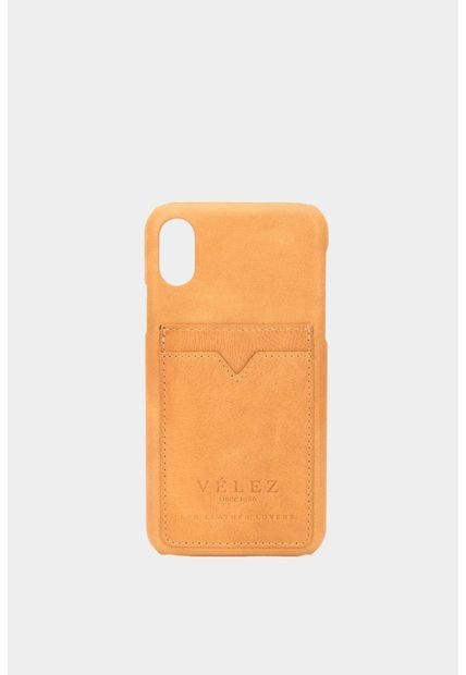 Porta Celular Bence De Cuero Miel