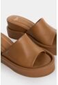 Sandalia Plataforma Geranio De Cuero Para Mujer Dima Ovalada Sandalia Plataforma Geranio De Cuero Para Mujer Dima Ovalada Miel 40 VÉLEZ de Vélez