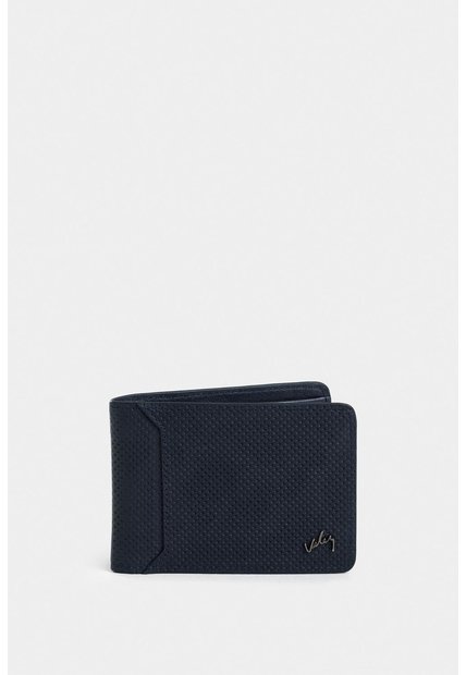 Billetera Ravello De Cuero Para Hombre Grabado Billetera Ravello De Cuero Para Hombre Grabado Azul Oscuro VÉLEZ