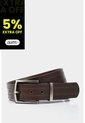 Cinturón Unifaz Coraje De Cuero Para Hombre Pasador Metálico Cinturón Unifaz Coraje De Cuero Para Hombre Pasador Metálico Cafe 44 VÉLEZ de Vélez