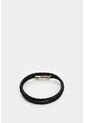 Manilla De Cuero Trenzado Para Hombre Sienna Manilla De Cuero Trenzado Para Hombre Sienna Negro VÉLEZ de Vélez