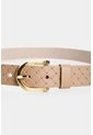 Cinturón Unifaz Aka 2.0 De Cuero Para Mujer Grabado Cinturón Unifaz Aka 2.0 De Cuero Para Mujer Grabado Beige XL VÉLEZ de Vélez