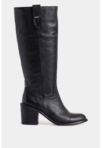 Botas Zolan De Cuero Para Mujer Caña Alta Botas Zolan De Cuero Para Mujer Caña Alta Negro 35 VÉLEZ Vélez