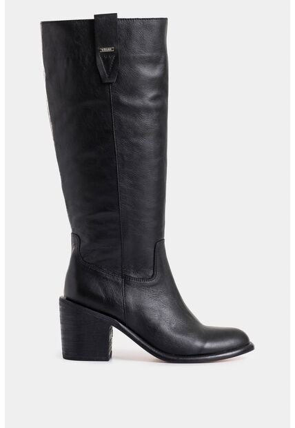 Botas Zolan De Cuero Para Mujer Caña Alta Botas Zolan De Cuero Para Mujer Caña Alta Negro 35 VÉLEZ
