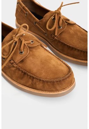 Mocasines En Cuero Para Hombre Boat Mocasines En Cuero Para Hombre Boat Miel 46 VÉLEZ