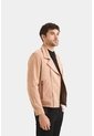 Chaqueta Biker De Gamuza Para Hombre Cremallera Cruzada Chaqueta Biker De Gamuza Para Hombre Cremallera Cruzada Arena L VÉLEZ de Vélez
