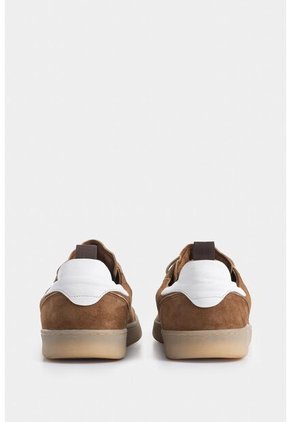 Tenis Flame De Cuero Gamuzado Para Hombre Casual Tenis Flame De Cuero Gamuzado Para Hombre Casual Miel 46 VÉLEZ