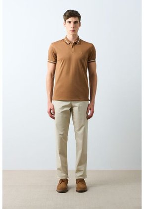 Polo Manga Corta Para Hombre Luzia Polo Manga Corta Para Hombre Luzia Cafe XXL VÉLEZ