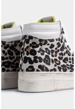Tenis Alba De Cuero Para Mujer Animal Print Tenis Alba De Cuero Para Mujer Animal Print Blanco 39 VÉLEZ