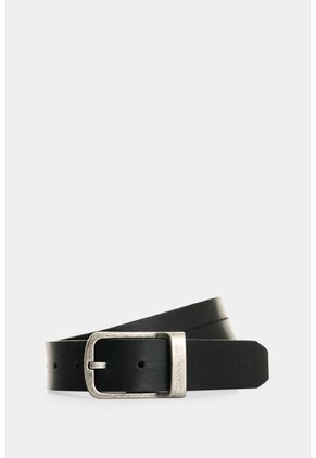 Cinturón Unifaz En Cuero Craquelado Para Hombre Mixco Cinturón Unifaz En Cuero Craquelado Para Hombre Mixco Negro 30 VÉLEZ