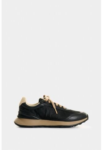Tenis De Cuero Pelo Con Animal Print Para Mujer Elios Tenis De Cuero Pelo Con Animal Print Para Mujer Elios Negro 34 VÉLEZ Vélez