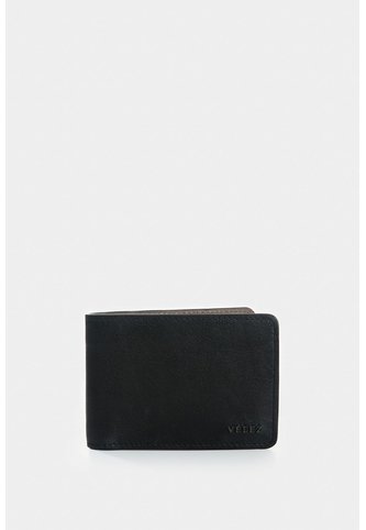 Billetera De Cuero Para Hombre Tessa Billetera De Cuero Para Hombre Tessa Negro VÉLEZ Vélez