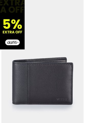 Billetera Draco De Cuero Para Hombre Mezcla De Texturas Billetera Draco De Cuero Para Hombre Mezcla De Texturas Negro VÉLEZ Vélez