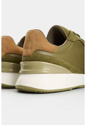 Tenis En Cuero Para Hombre Ocean Tenis En Cuero Para Hombre Ocean Verde 46 VÉLEZ