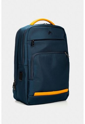 Morral Ginger En Lona Impermeable Para Hombre Detalles En Cuero Morral Ginger En Lona Impermeable Para Hombre Detalles En Cuero Azul Oscuro VÉLEZ