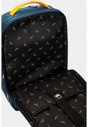 Morral Ginger En Lona Impermeable Para Hombre Detalles En Cuero Morral Ginger En Lona Impermeable Para Hombre Detalles En Cuero Azul Oscuro VÉLEZ