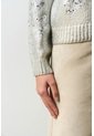 Sweater Tejido De Cuello Alto Para Mujer Nacarina Sweater Tejido De Cuello Alto Para Mujer Nacarina Gris XS VÉLEZ de Vélez
