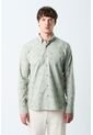 Camisa Manga Larga Semi Fitted Para Hombre Asiri Camisa Manga Larga Semi Fitted Para Hombre Asiri Agua Marina L VÉLEZ de Vélez
