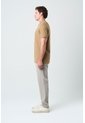 Polo Para Hombre Semi Fit Detalle Jacquard Polo Para Hombre Semi Fit Detalle Jacquard Tabaco S VÉLEZ de Vélez