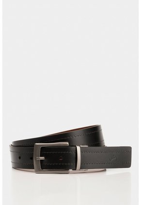 Cinturón Doble Faz Kafka De Cuero Para Hombre Hebilla Reversible Cinturón Doble Faz Kafka De Cuero Para Hombre Hebilla Reversible Negro 32 VÉLEZ