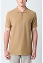 Polo Para Hombre Semi Fit Detalle Jacquard Polo Para Hombre Semi Fit Detalle Jacquard Tabaco S VÉLEZ de Vélez